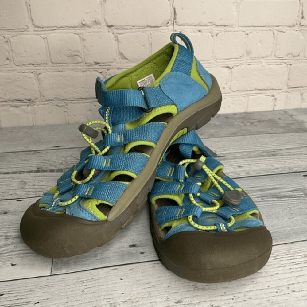 Keen Newport Big Kids Women's Waterproof Trail Hiking Sandals Size 5 Aqua Blue
